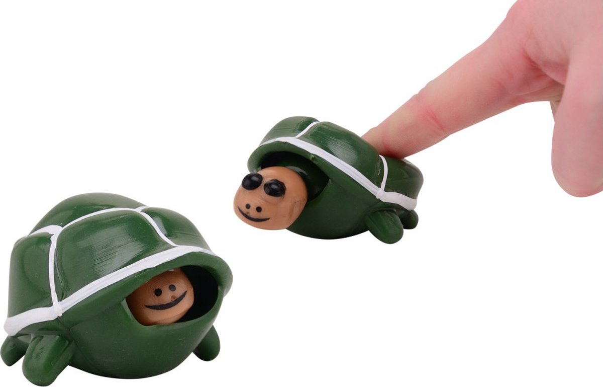 Hoogwaardige Pop-It Schildpad / Knijpbal / Stressbal | Anti-Stress Fidget | Squishy - Groen